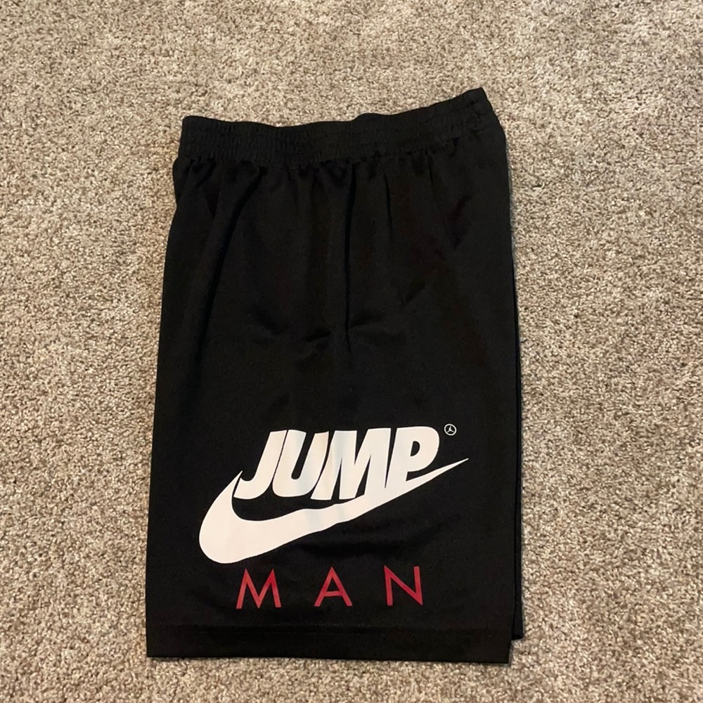 Boys Jordan shorts with logo